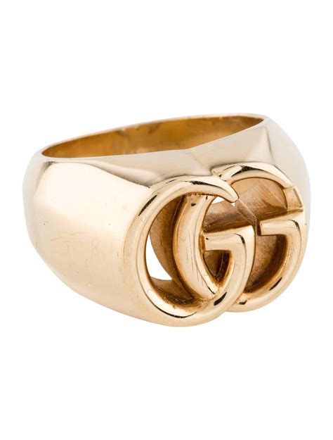 gucci initial ring gold|gucci engagement ring.